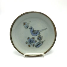 KEN EDWARDS Mexican TONALA POTTERY Stoneware- 6" Bread and Butter Plate -Signed