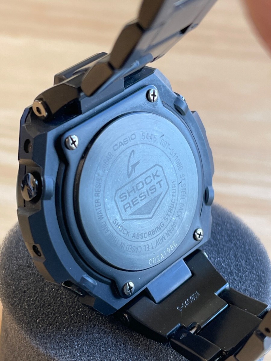 Casio G-Shock Electric Wave Solar Watch 5445 GST-S110BD-1A2 | eBay