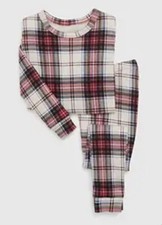 GapBaby Red Mixed Plaid PJ SET-Sz: 12-18 Months- NIP & TAGS