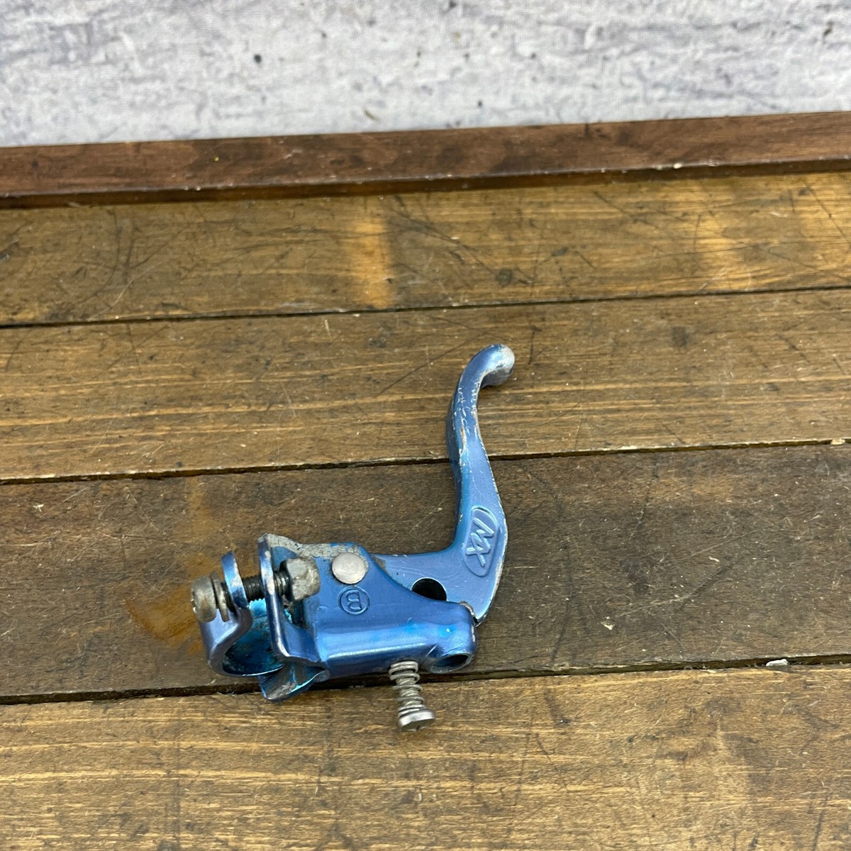 Vintage Dia Compe Tech 4 BMX Right Brake Lever 85 Stamp 1985 Blue