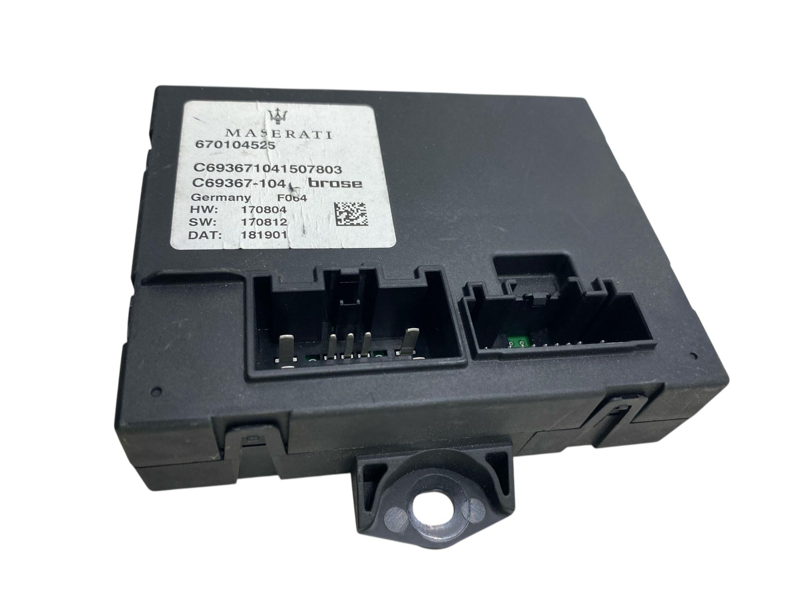 2017-2024 MASERATI LEVANTE POWER LIFTGATE TAILGATE CONTROL MODULE UNIT 670104525
