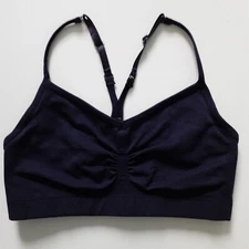Lululemon Women's Ebb & Flow Bra in Deep Indigo Blue Size 6