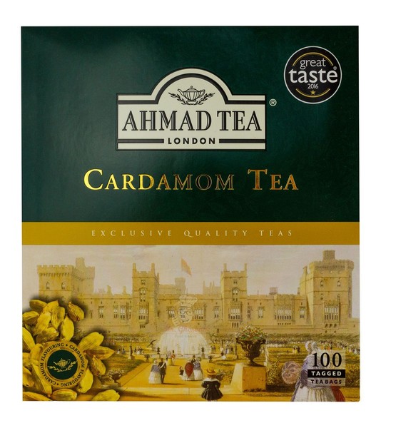 Schwarzer Tee Mit Kardamom Aroma 100 Beuteln Mit Band Gramm Black-Tea Cardamom-image