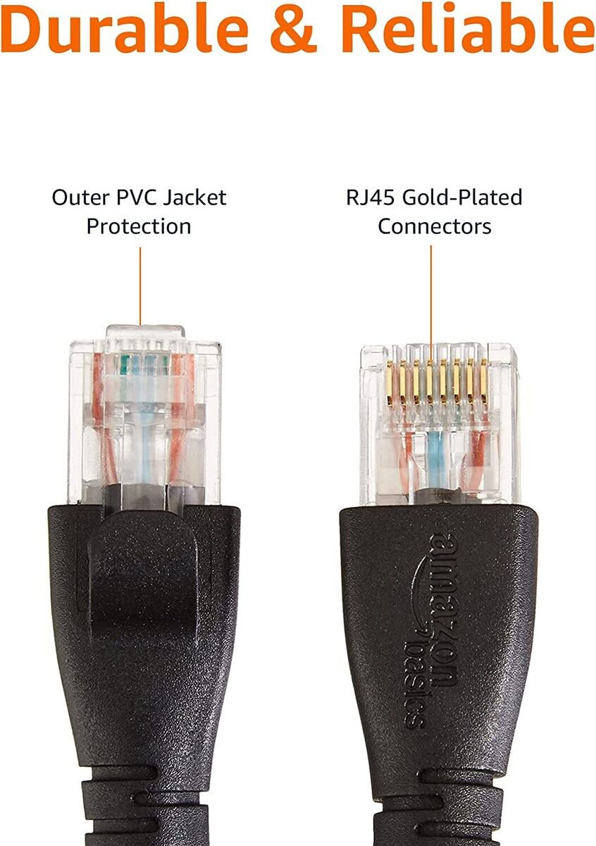 Basics RJ45 CAT-6 Ethernet Patch Cable de Internet - 10 pies (3  metros)