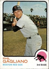 Phil Gagliano - 1973 Topps Baseball #69 -  Boston Red Sox + Fast FREE Ship 🚚