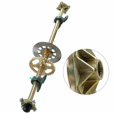 44in Rear Live Axle Wheel Hub Complete Kit Fits Go Kart Golf Cart ATV buggy Quad