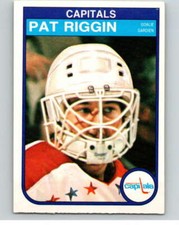 1982-83 O-Pee-Chee #372 Pat Riggin  Washington Capitals V59734