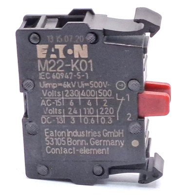 EATON M22-K01 TRENNKONTAKT FRONTKONTAKTBLOCK (20 STCK)