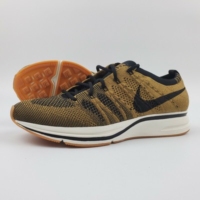 nike flyknit trainer golden beige