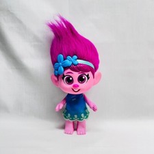 Vtg 2019 Toddler Poppy Troll Hasbro SA Pink Hair E6715 00641 2" W x 10" H READ
