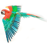 Metal Earth Fascinations Premium Series Parrot 3D Metall Puzzle Modellbausatz
