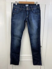 Hudson Woman’s Colin Skinny Jeans Sz 28 Flap Pocket Elm Style W422DHA