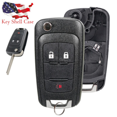 For Buick Encore Remote Key Fob Case Cover 3 Buttons 2014 2015 2016 2017 2018