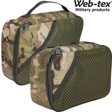 WEB-TEX UTILITY STASH BAG ZIPPED STORAGE POUCH PAINTBALLING ARMY CADET MTP CAMO