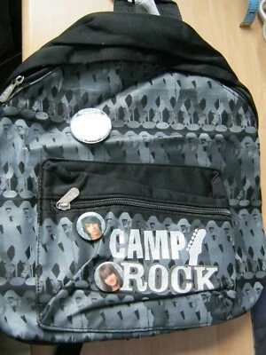 Disney Camp Rock schwarze Rucksacktasche