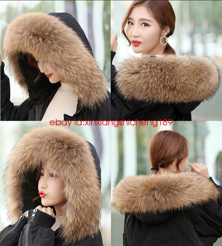 Bufandas de piel de mapache real 2025 para chaqueta de plumón chaqueta abrigo