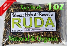 Ruda Hierba/Te, Rue Herb, Natural organic ruta graveolens 1oz Hierbas Mexicanas 