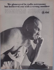 Feb. 1967 Vintage Print Ad AT & T Bell System