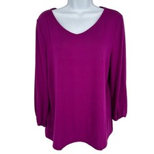 Talbots Long Sleeve V-Neck Lightweight Sweater Size L