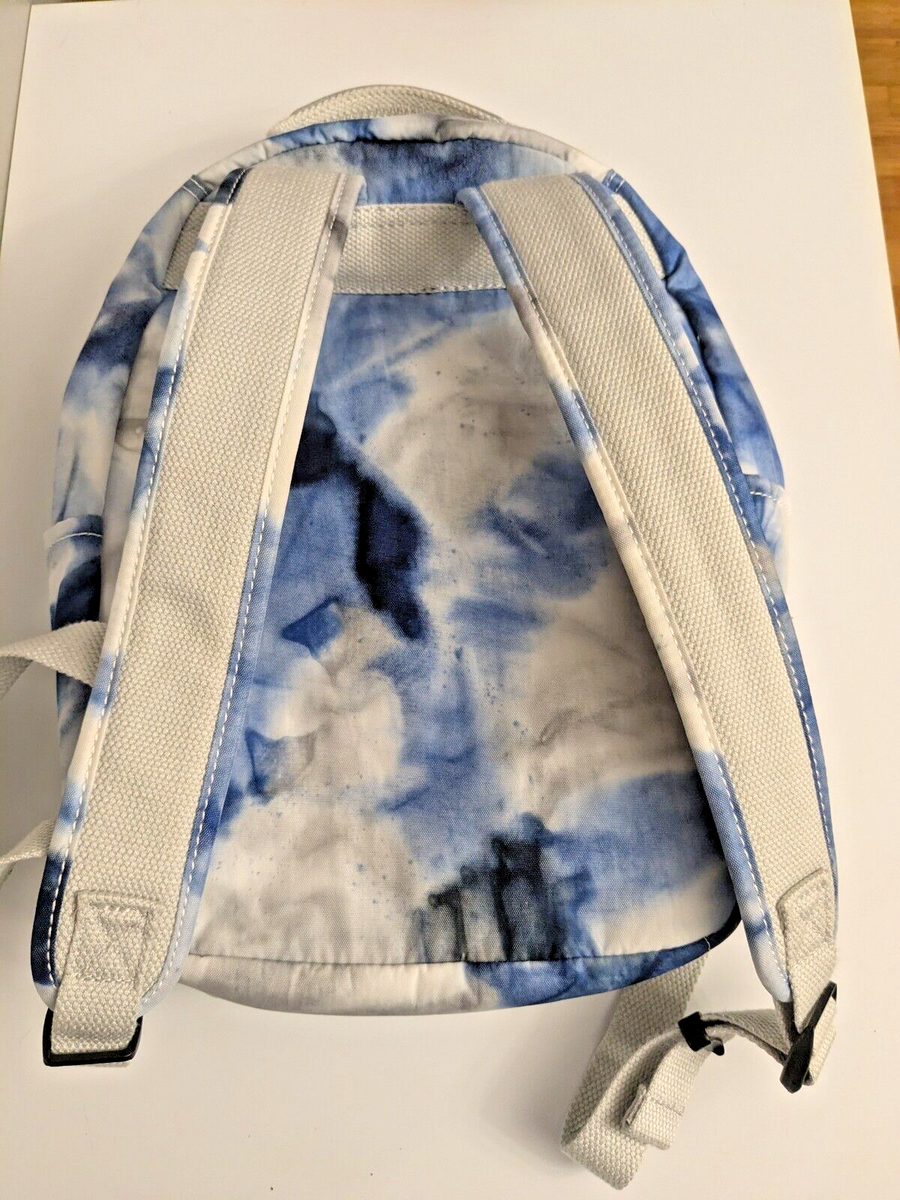 Kipling SEOUL Tie Dye Pattern Backpack school book bag Blue  display picture 3