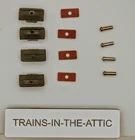 LIONEL PICK UP SHOES & PLATES TT-208 TC-109 &480-20 RIVETS SET OF (4) . NEW