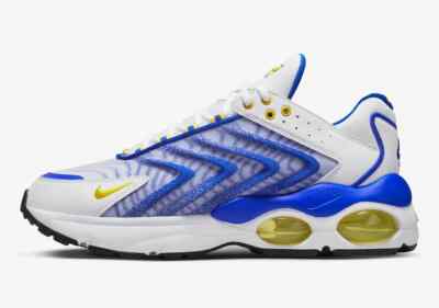 Nike Air Max TW 1 White Racer Blue Yellow DQ3984-100 Men's Sizes New