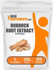 BulkSupplements Burdock Root Extract Powder - Support Healthy Liver Function