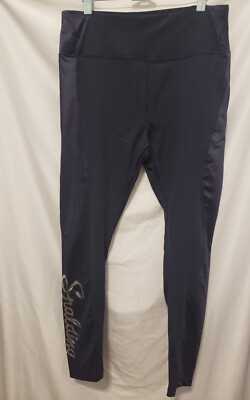SPALDING Leggings Women XL Navy Blazer Pull On Ankle Length Yoga Athletic