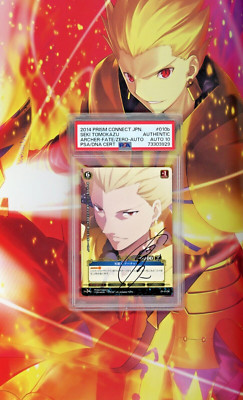 2014 Fate/Zero PSA authenticated Seki Tomokazu AUTOGRAPH Gilgamesh