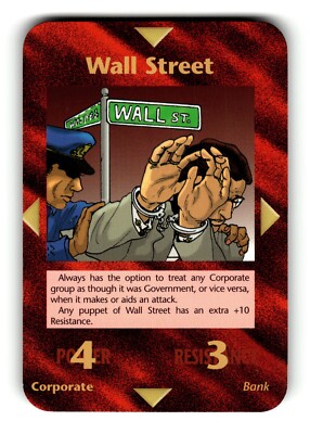 Wall Street Card Limited INWO Illuminati New World Order | eBay