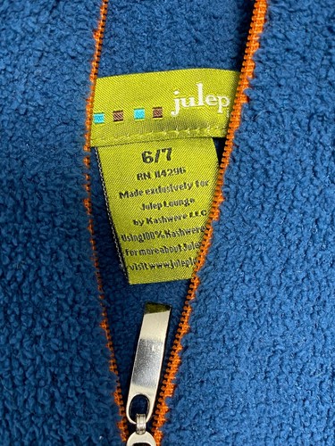 Julip Lounge Zip Up Sweater w/Dragon Size Boy's 6/7 (Runs Small) Soft Stretch - Picture 3 of 10