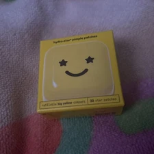 STARFACE HYDRO-STARS Yellow Compact Hydrocolloid Pimple Patches + Refill Compact