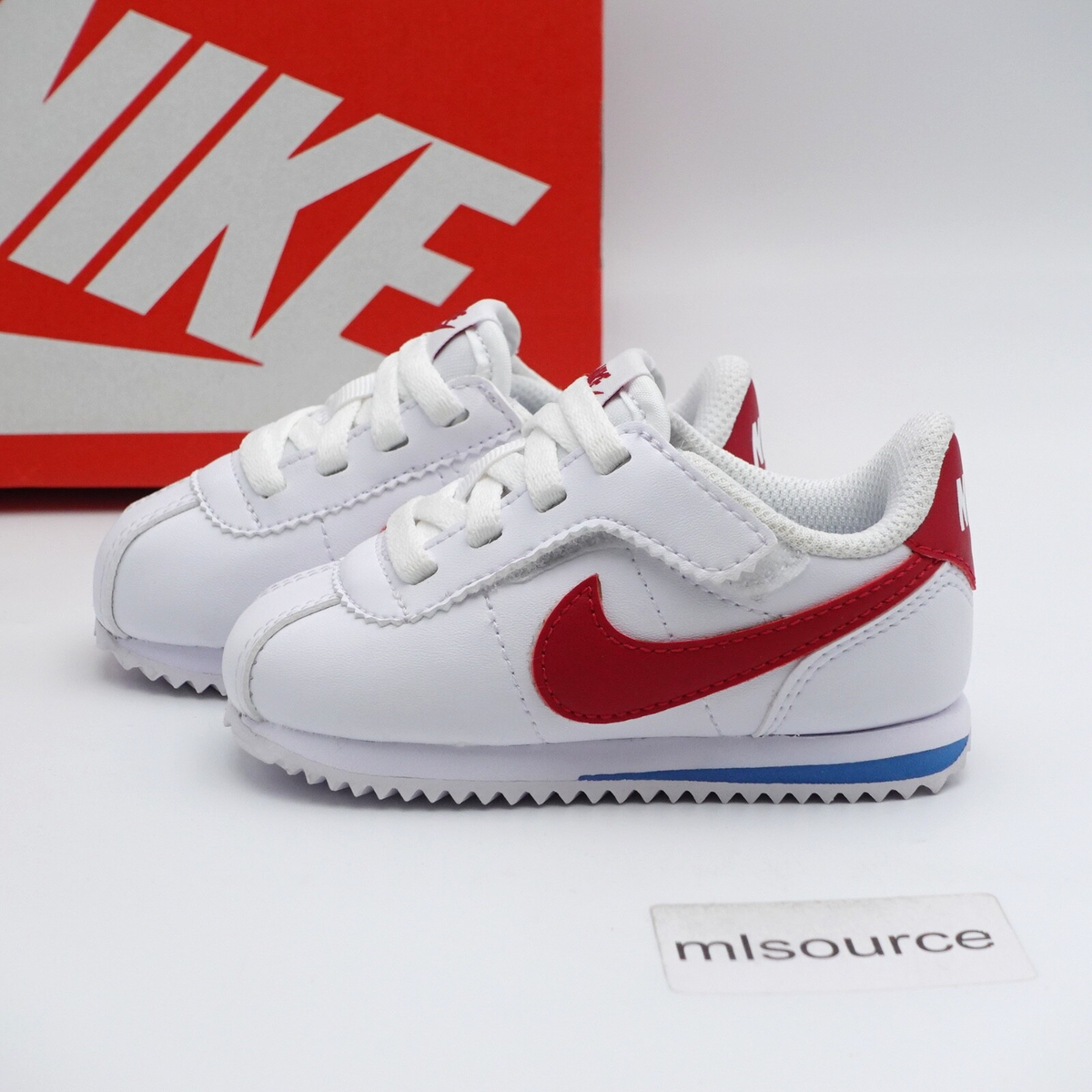 Size Toddler Kid's Nike Cortez EasyOn Hook and Loop Sneakers