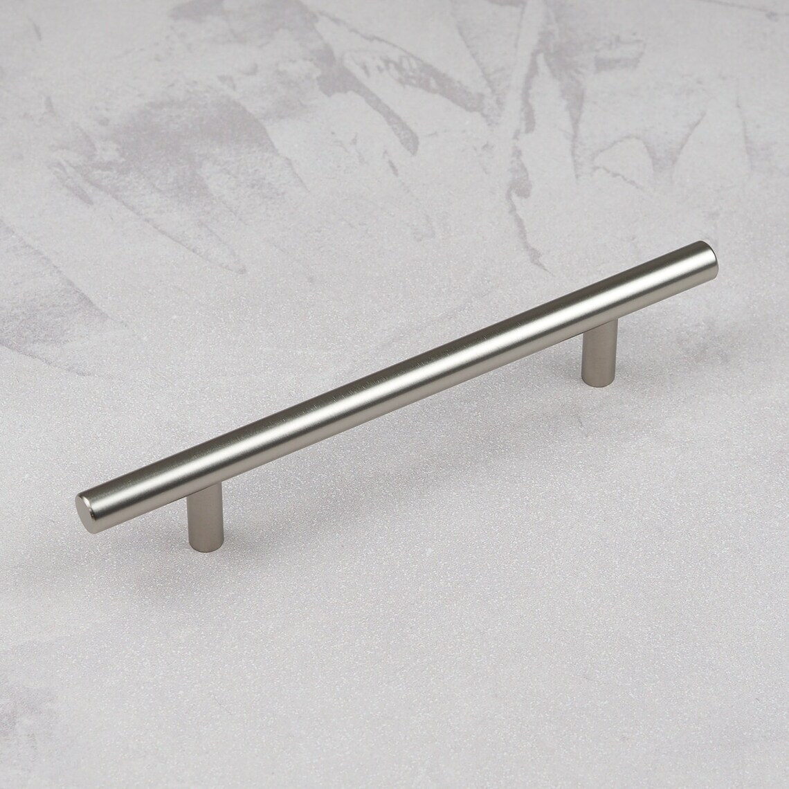 10x 128mm Nickel Handles Kitchen Cabinet Cupboard Door Drawer Brushed Grey Pull