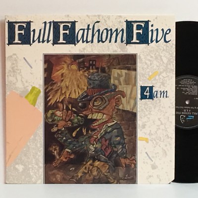 Full Fathom Five 4AM  promo LP Link Records POSTER press info insert Minty
