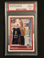2025 Panini Donruss WNBA - Sophie Cunningham #24 Indiana Fever Gem Mint 10