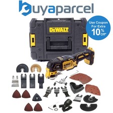 Image of Dewalt DCS355N 18v XR Brushless Oscillating Multi Tool + 62 Accessories + Tstak