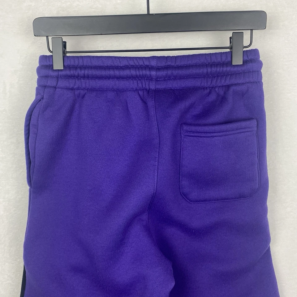 NBA Los Angeles Lakers Sweatpants Youth Small Purple Joggers Basketball Pockets - Image 4 of 4