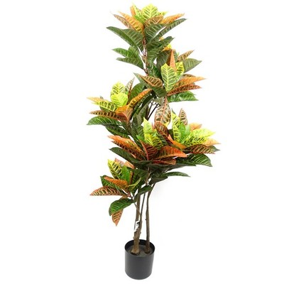 Künstlicher Ficusbaum realistisch groß schwarz 140 cm Premium Indoor Home