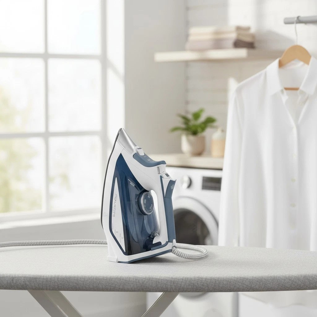 With Stainless Soleplate: Efficient Wrinkle Remover - 1725w