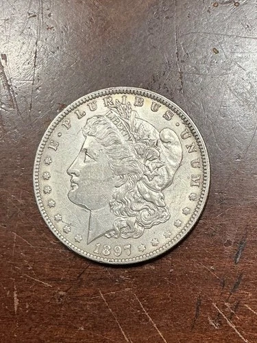 1897 O MORGAN DOLLAR SCARCE BETTER DATE NICE AU CONDITION