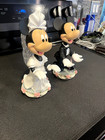 Disney Mickey & Minnie Mouse Wedding Bobblehead Figurine Set 9" w Magnetic Noses — photo 2