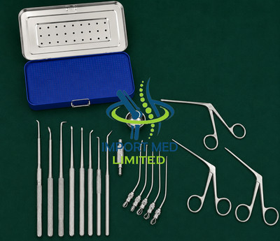 15 PCs Myringotomy Instruments Set For ENT Myringoplasty Surgical Instruments
