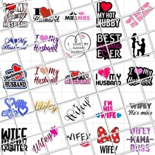 Wifey Waterslide Nail Art Decals Set Of 50 Instructions & Bonus