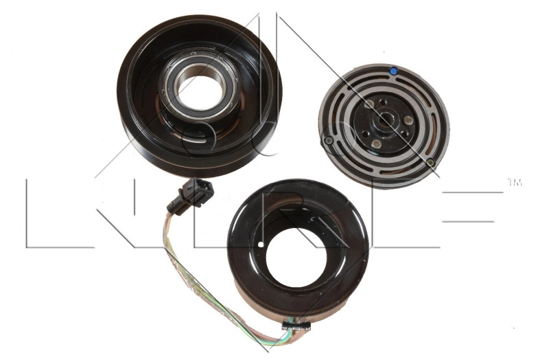 Embrayage de compresseur NRF 380015 à couplage électromagnétique stable