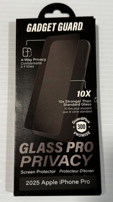 Gadget Guard Glass Pro 4 Way Privacy Screen Protector for Apple iPhone 17 Pro
