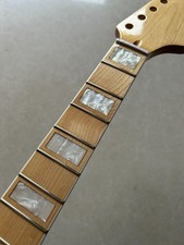 Gloss Big head Electric Guitar Neck 22 Fret 24 inch Maple fretboard Block inlay