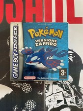 Pokémon Zaffiro pal ita Nintendo Game Boy Advance