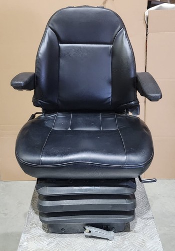 Black Vinyl Seat with Mech Suspension - 10 1/4" side to side mount Construction