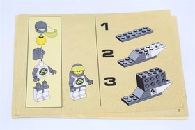 VINTAGE SPACE BLACKTRON II LEGO SET 6887 ALLIED AVENGER - NEAR COMPLETE - READ-